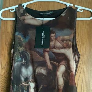 PLT renaissance midi dress